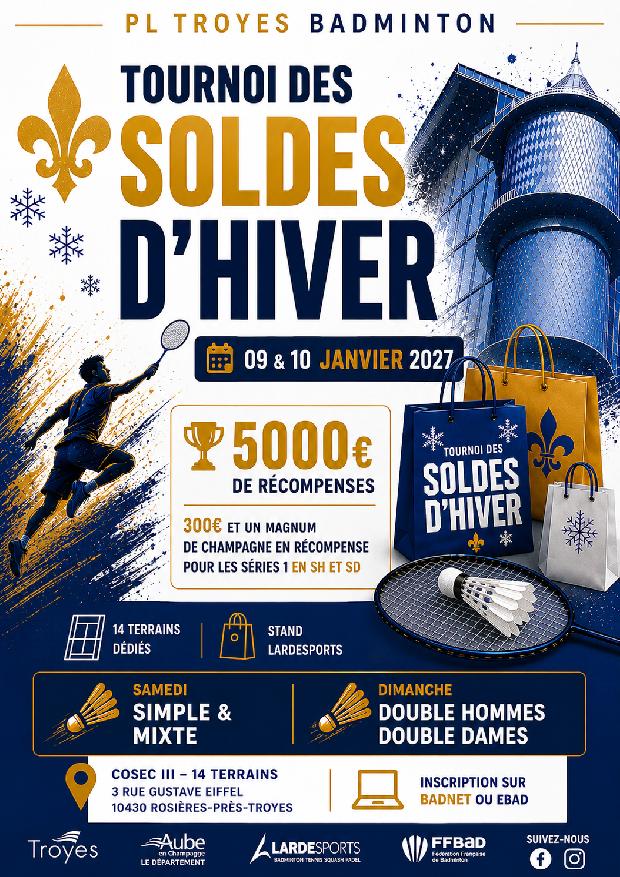 Tournoi des Soldes d'Hiver de Troyes 2027